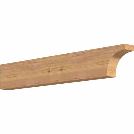 Ekena Millwork Huntington Smooth Rafter Tail, Western Red Cedar, 3 1/2"W x 8"H x 48"L RFT04X08X48HUN00SWR